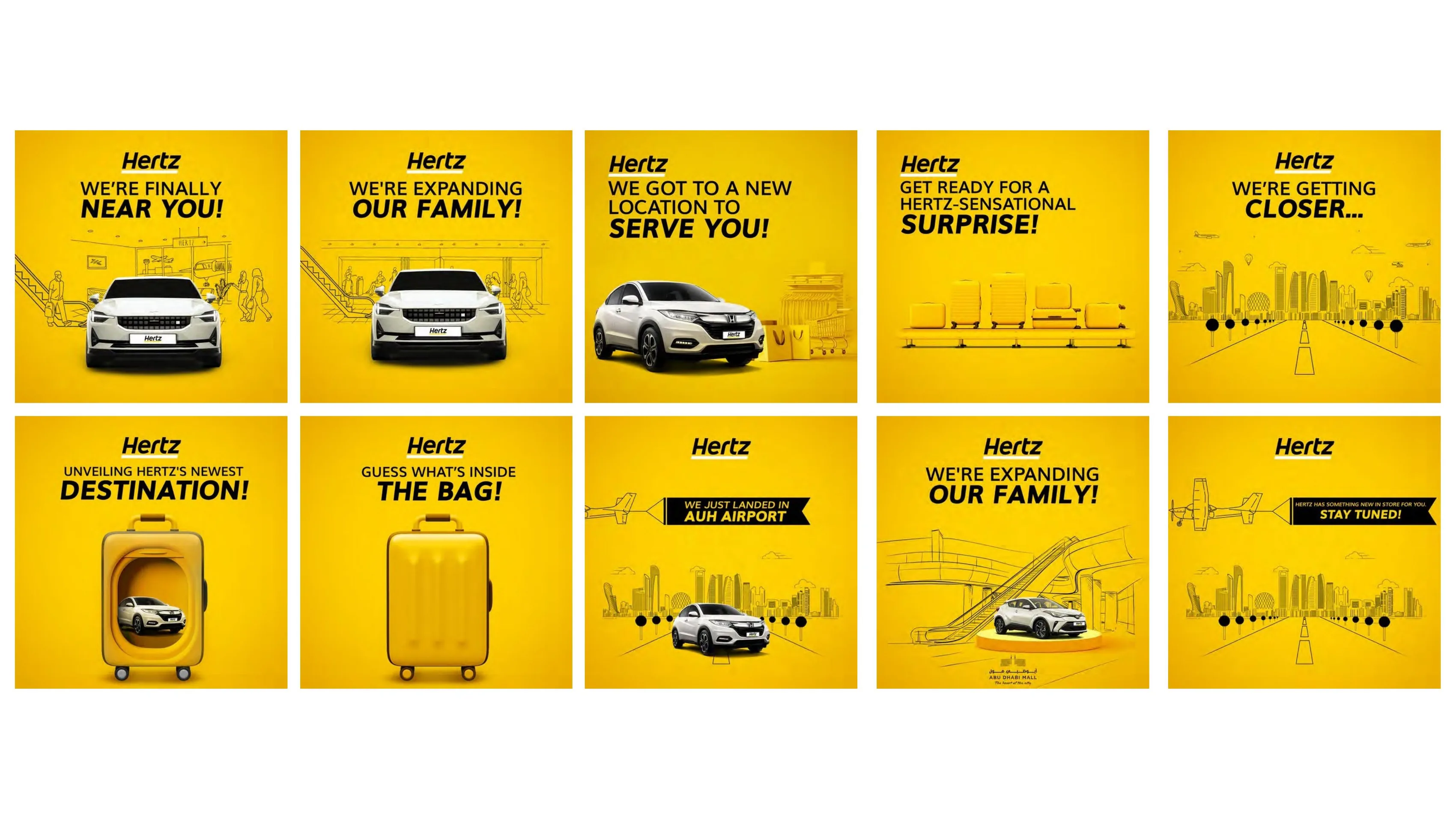 Hertz — Turning a branch opening into a ten-part story