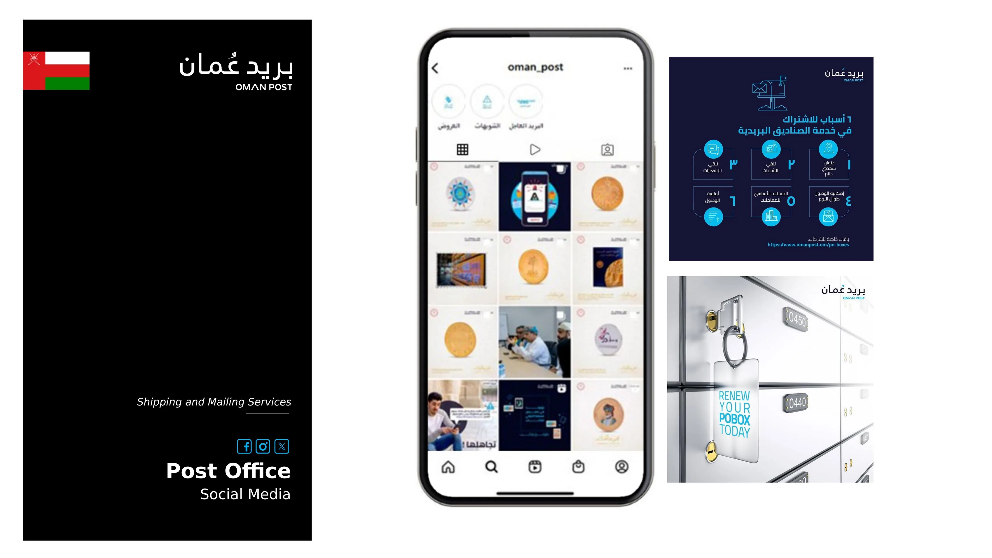 Oman Post — Explaining the service, not the brand