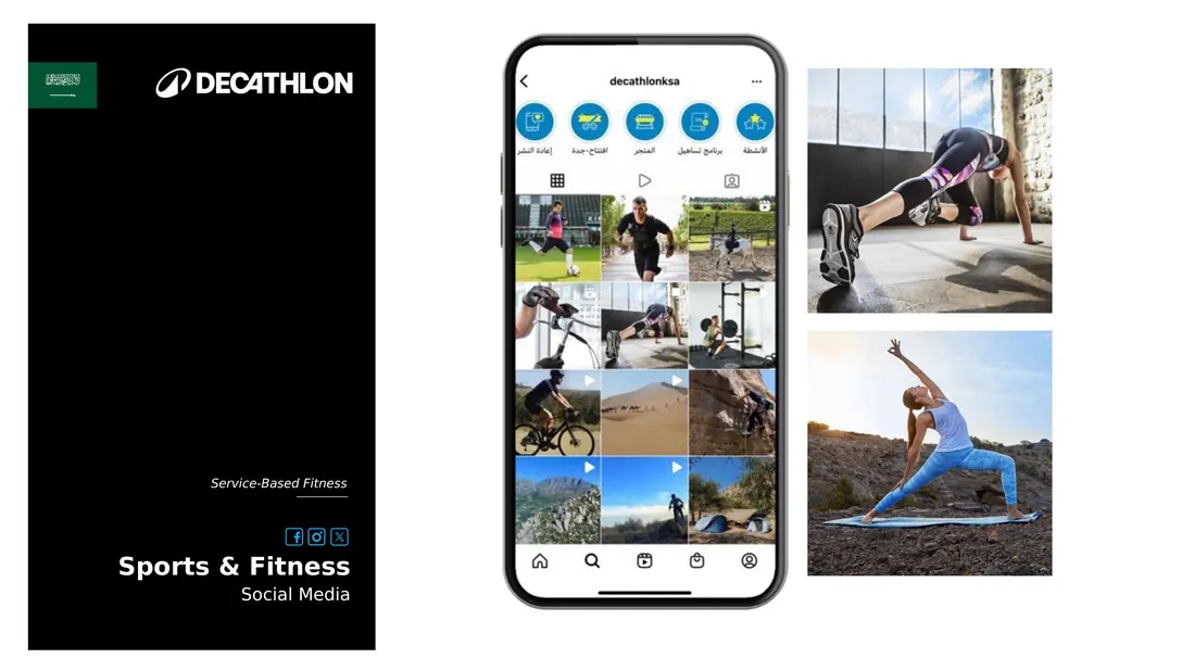 Decathlon KSA — Always-on social content, Sports retail, KSA