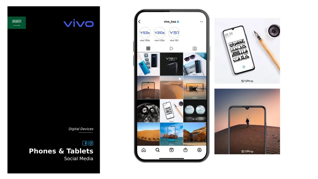 vivo KSA — Product launch social content, Consumer devices, KSA