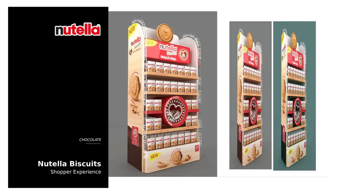 Nutella Biscuits — Shopper experience and display design, Confectionery, KSA
