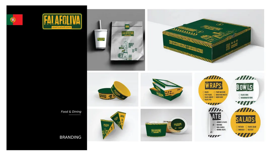 Falafoliva — Identity and packaging system, Food & dining, Portugal