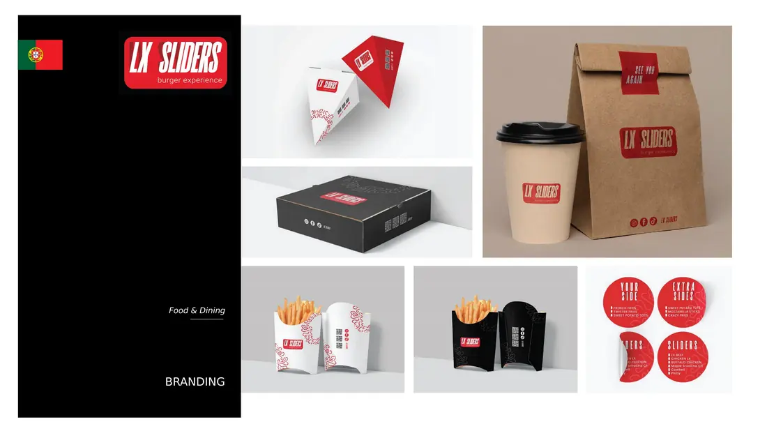 LX Sliders — Identity and packaging system, Food & dining, Portugal