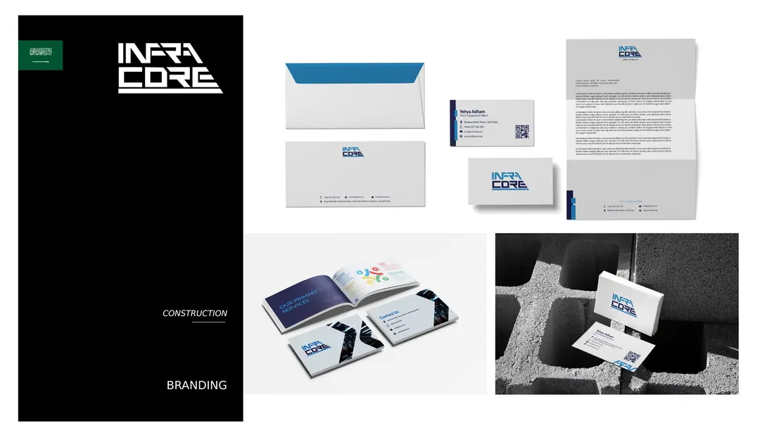 InfraCore — Corporate identity and collateral, Construction, KSA