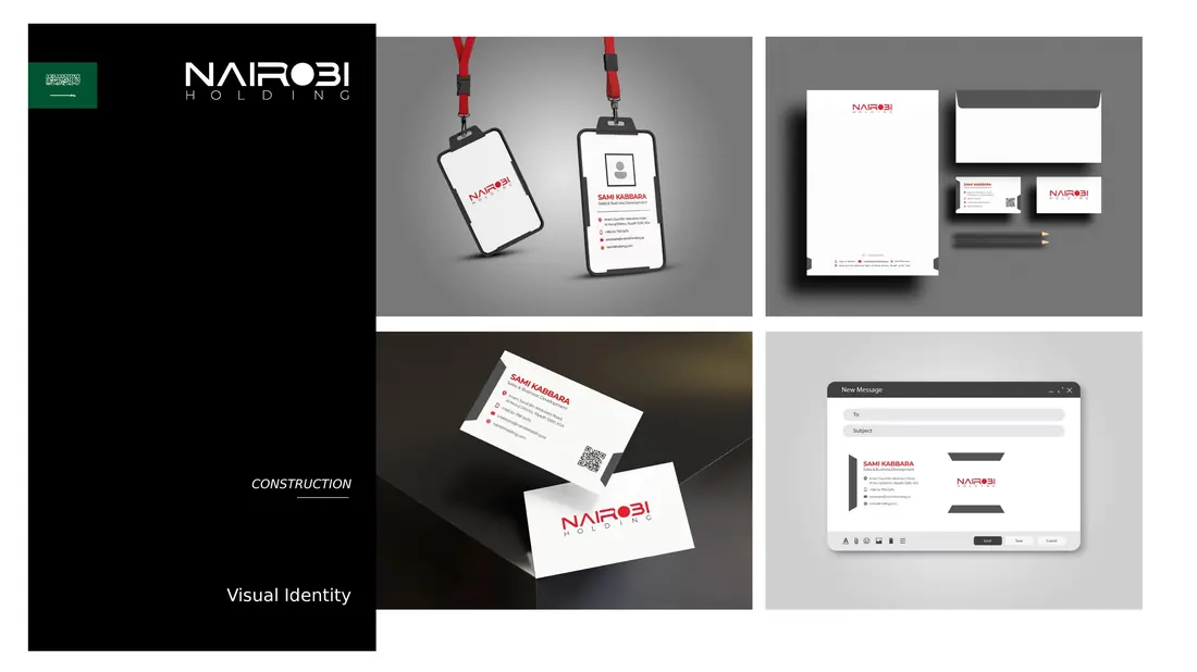 Nairobi Holding — Visual identity system, Construction, KSA